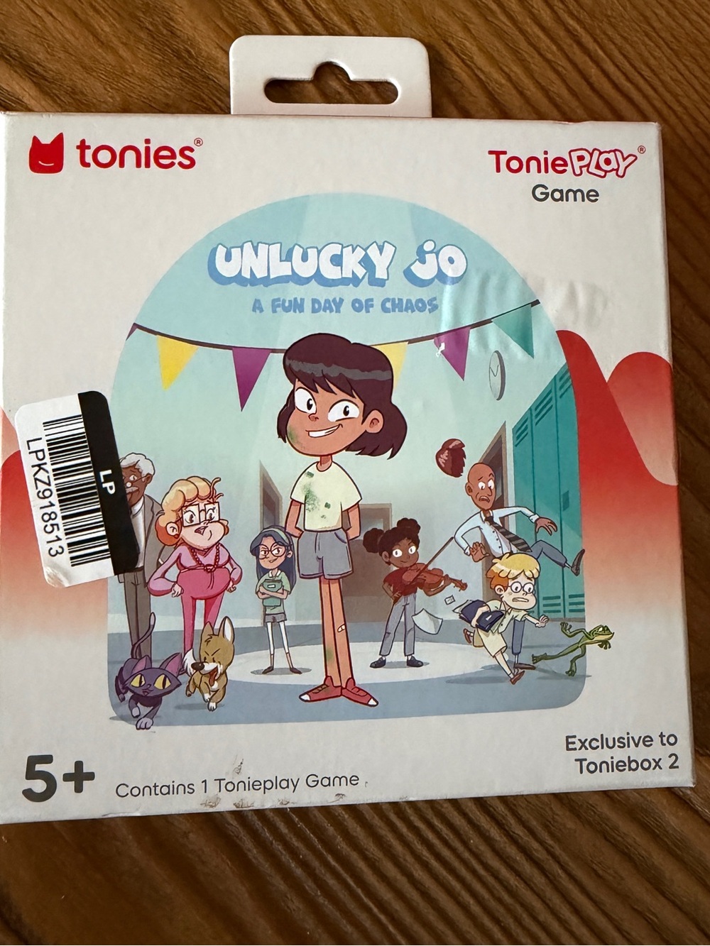 Tonies Unlucky Jo Tonieplay Game - White/Light Blue Packaging